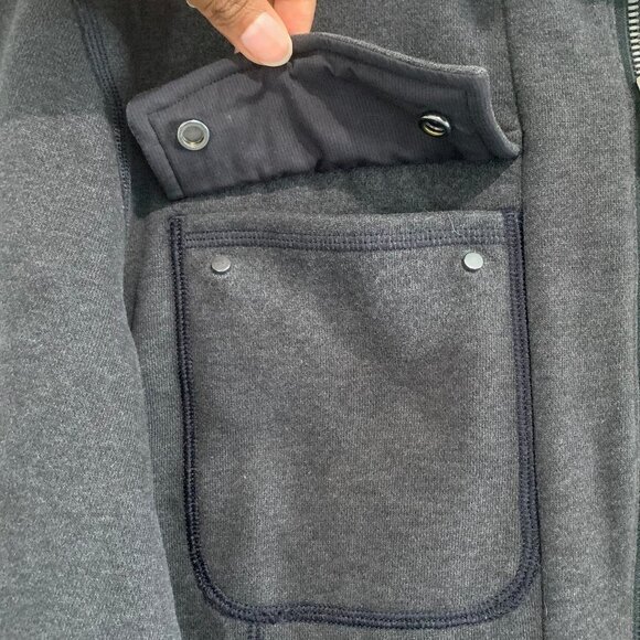 Lululemon Dark Grey Men Jacket with Pockets Size L - Picture 4 of 15
